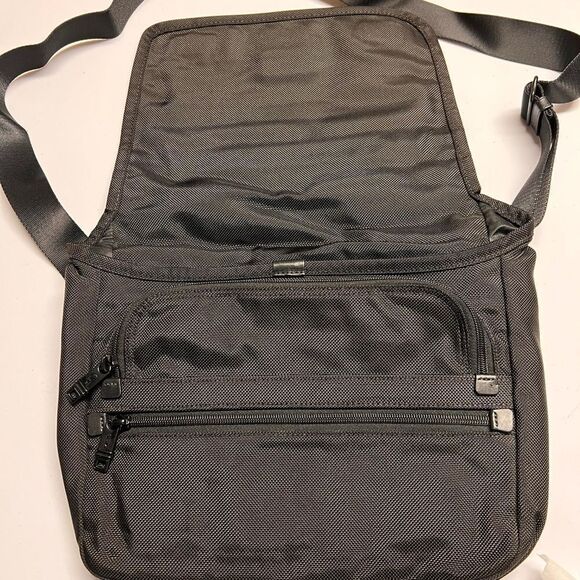 TUMI Black Messenger Bag - Picture 7 of 14